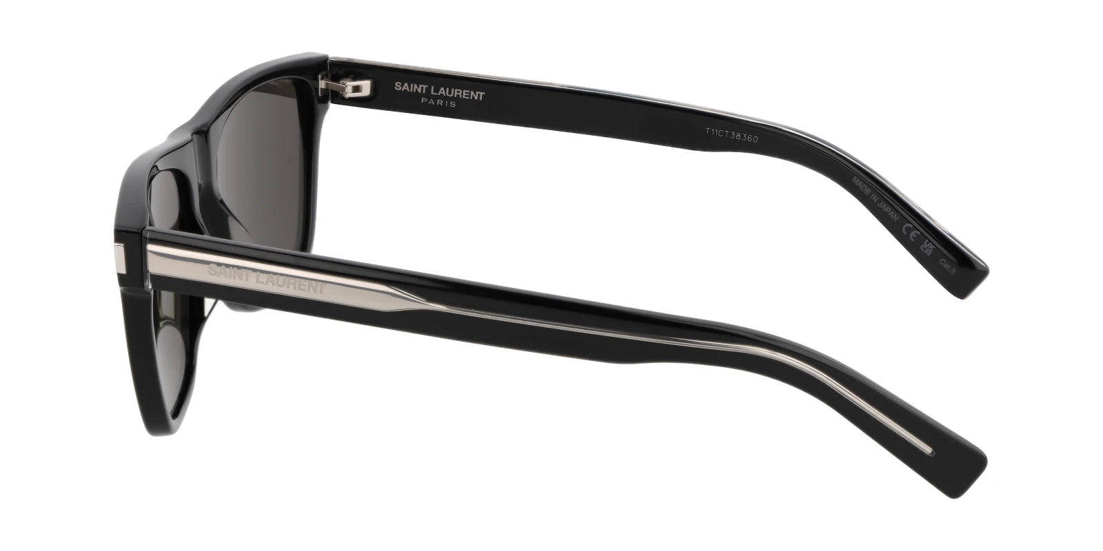 Saint Laurent SL619-Black With Grey Lenses