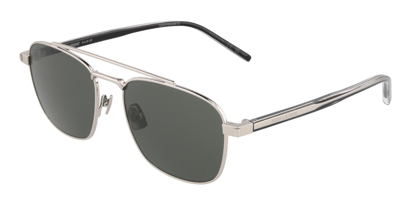 Saint Laurent SL665-Silver With Grey Lenses