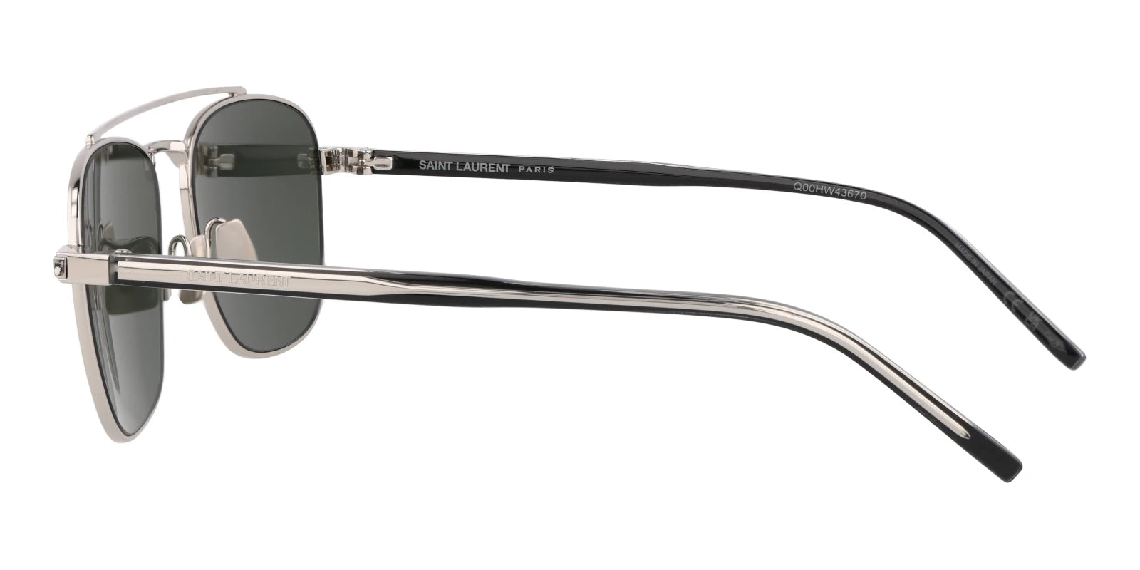 Saint Laurent SL665-Silver With Grey Lenses