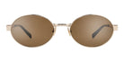 Saint Laurent SL692-Gold With Brown Lenses