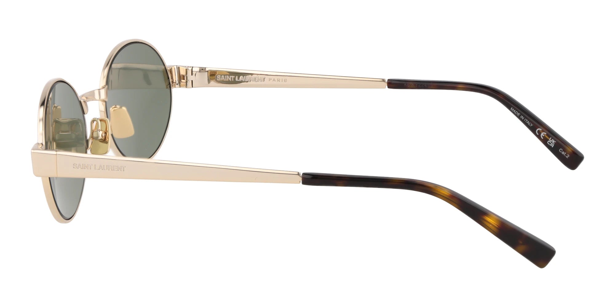 Saint Laurent SL692-Gold With Green Lenses