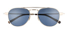 Saint Laurent SL708- Gold With Blue Lenses