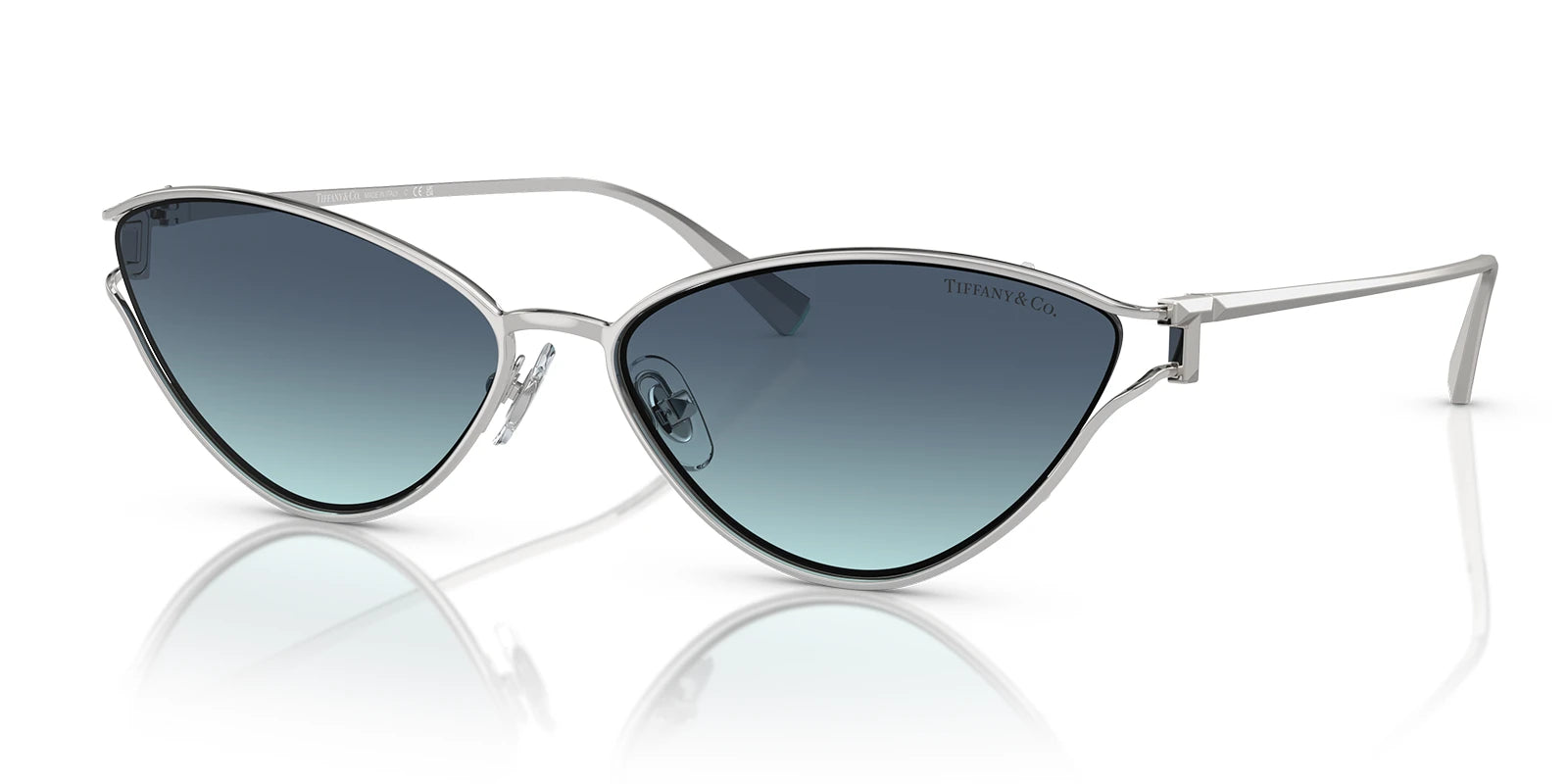Tiffany TF3095-Silver / Azure Blue Grey
