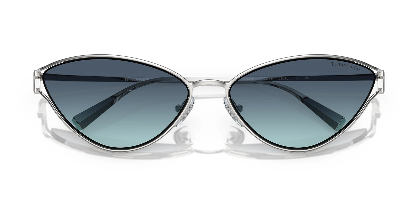 Tiffany TF3095-Silver / Azure Blue Grey