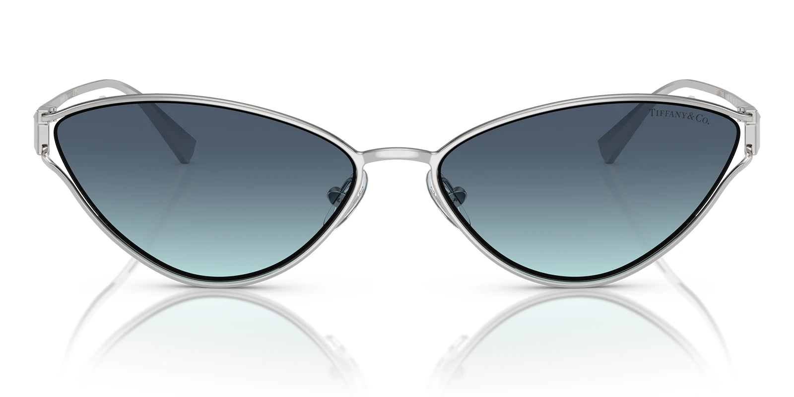 Tiffany TF3095-Silver / Azure Blue Grey