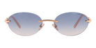 Tiffany TF3104-Rose gold / Blue Gradient 