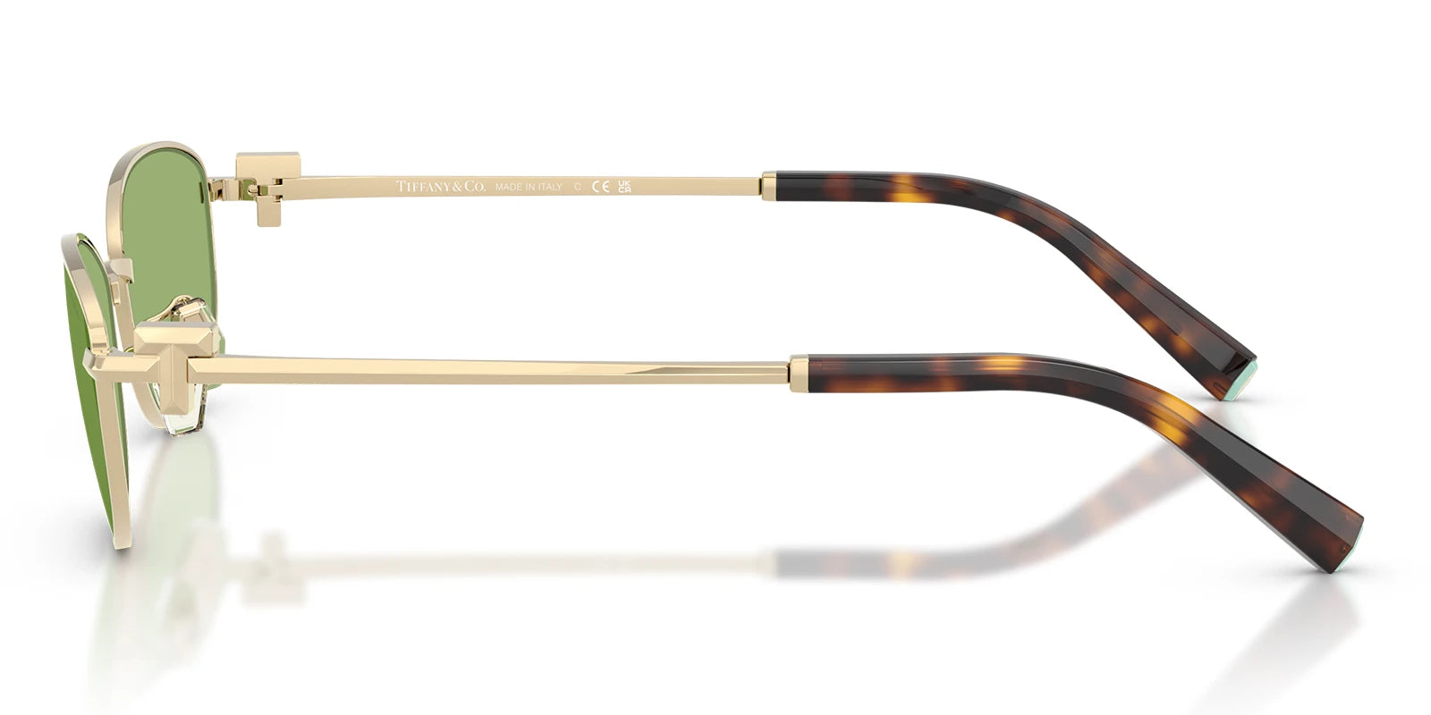 Tiffany TF3115-Gold With Green Lenses