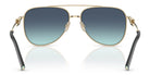 Tiffany TF3116-Gold With Blue Lenses