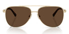 Tiffany TF3116-Gold With Brown Lenses