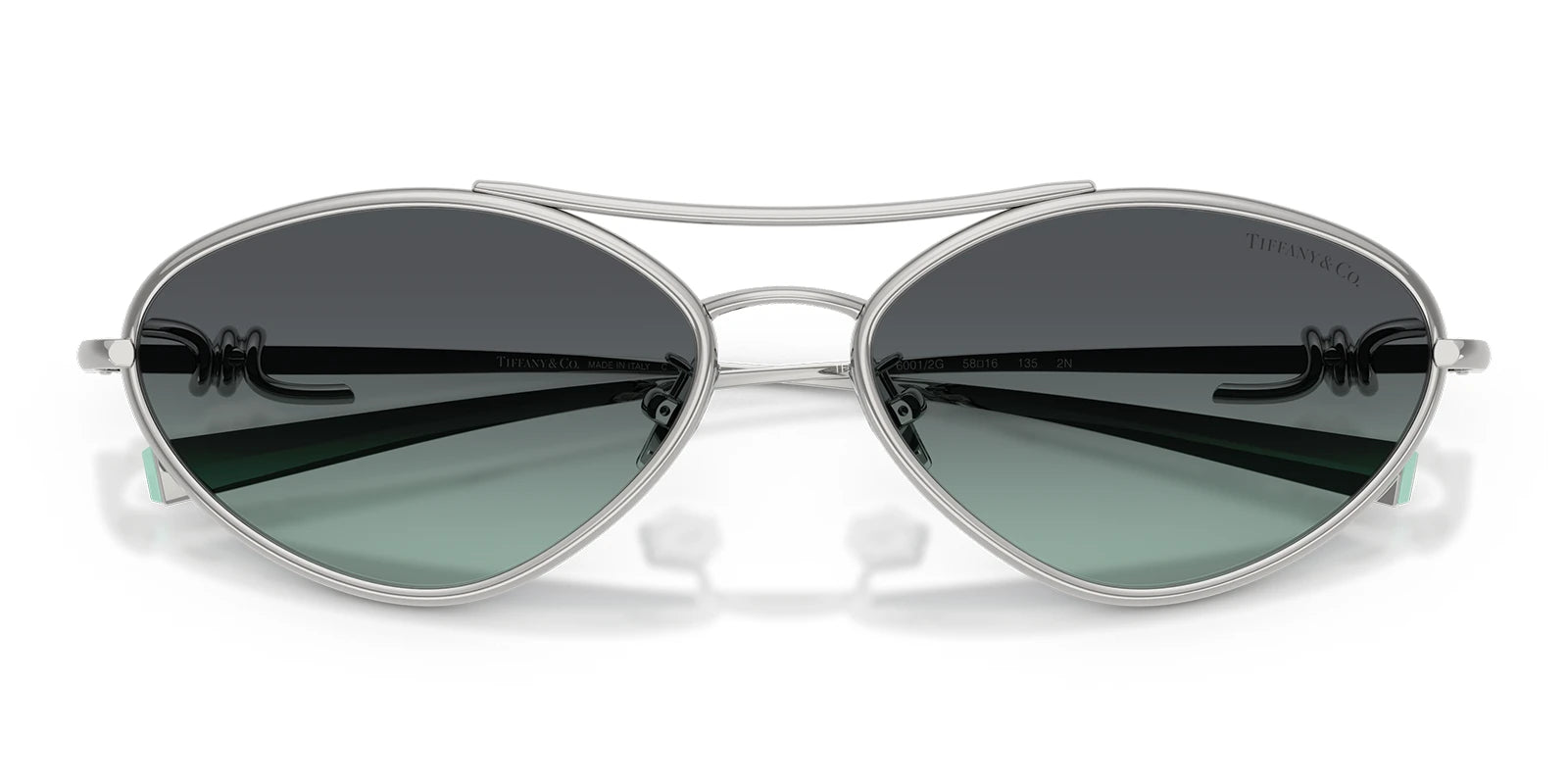 Tiffany TF3117-Silver / Azure Blue Grey