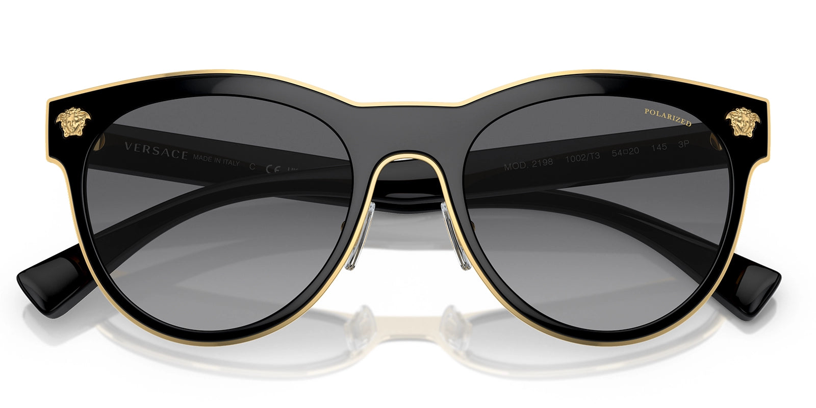 Versace VE2198- Black With Grey Lenses