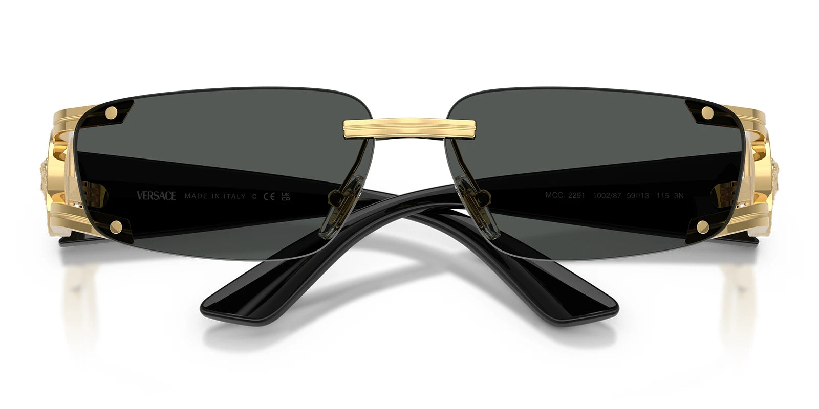 Versace VE2291-Gold With Grey Lenses