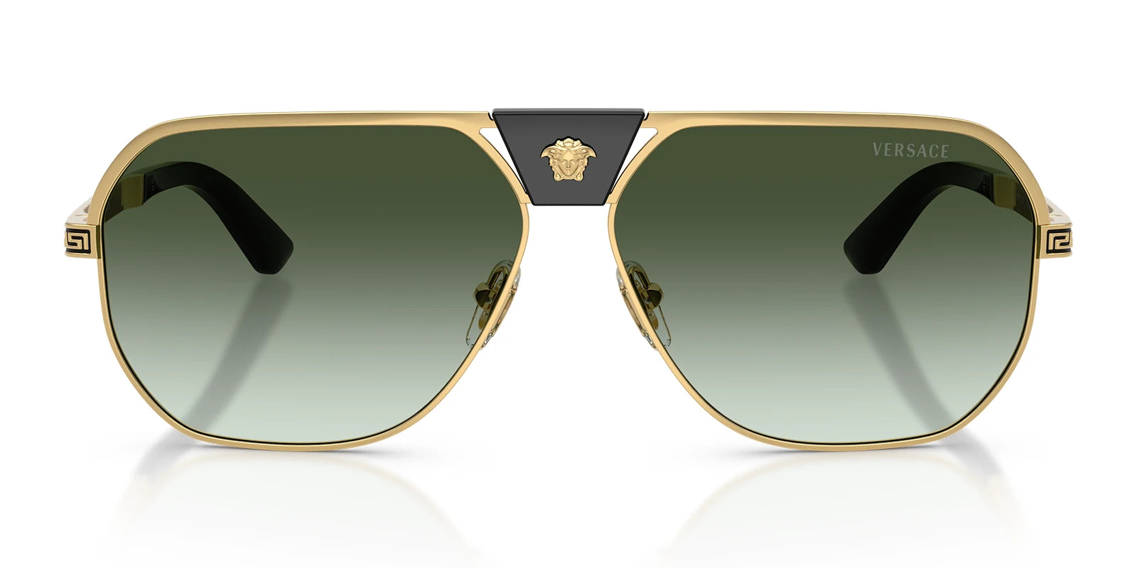 Versace VE2294-Gold With Green Lenses