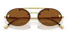 Versace VE2295-Gold With Brown Lenses