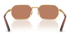 Versace VE2297-Gold With Brown Lenses