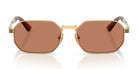 Versace VE2297-Gold With Brown Lenses