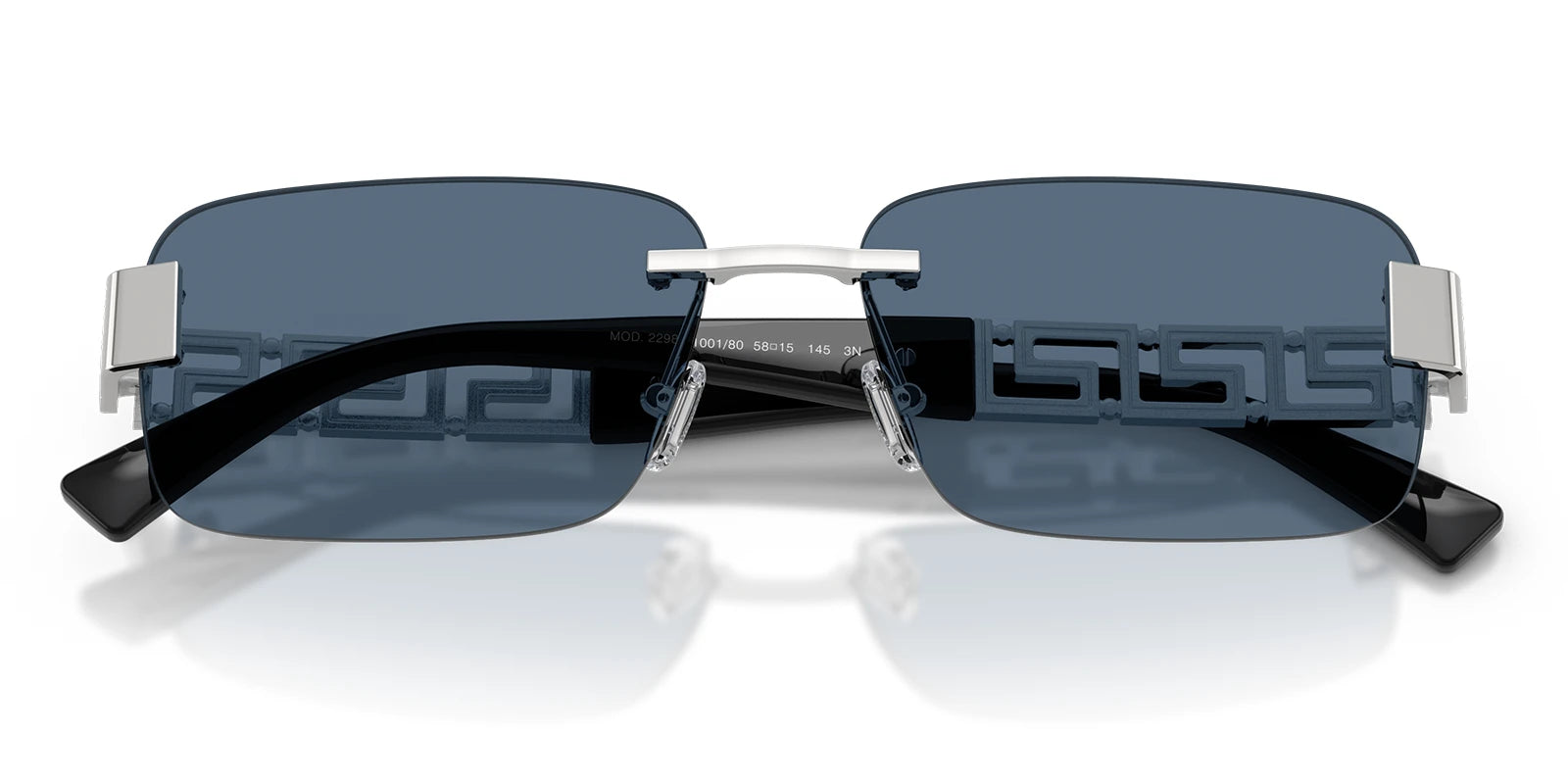 Versace VE2298-Silver With Blue Lenses