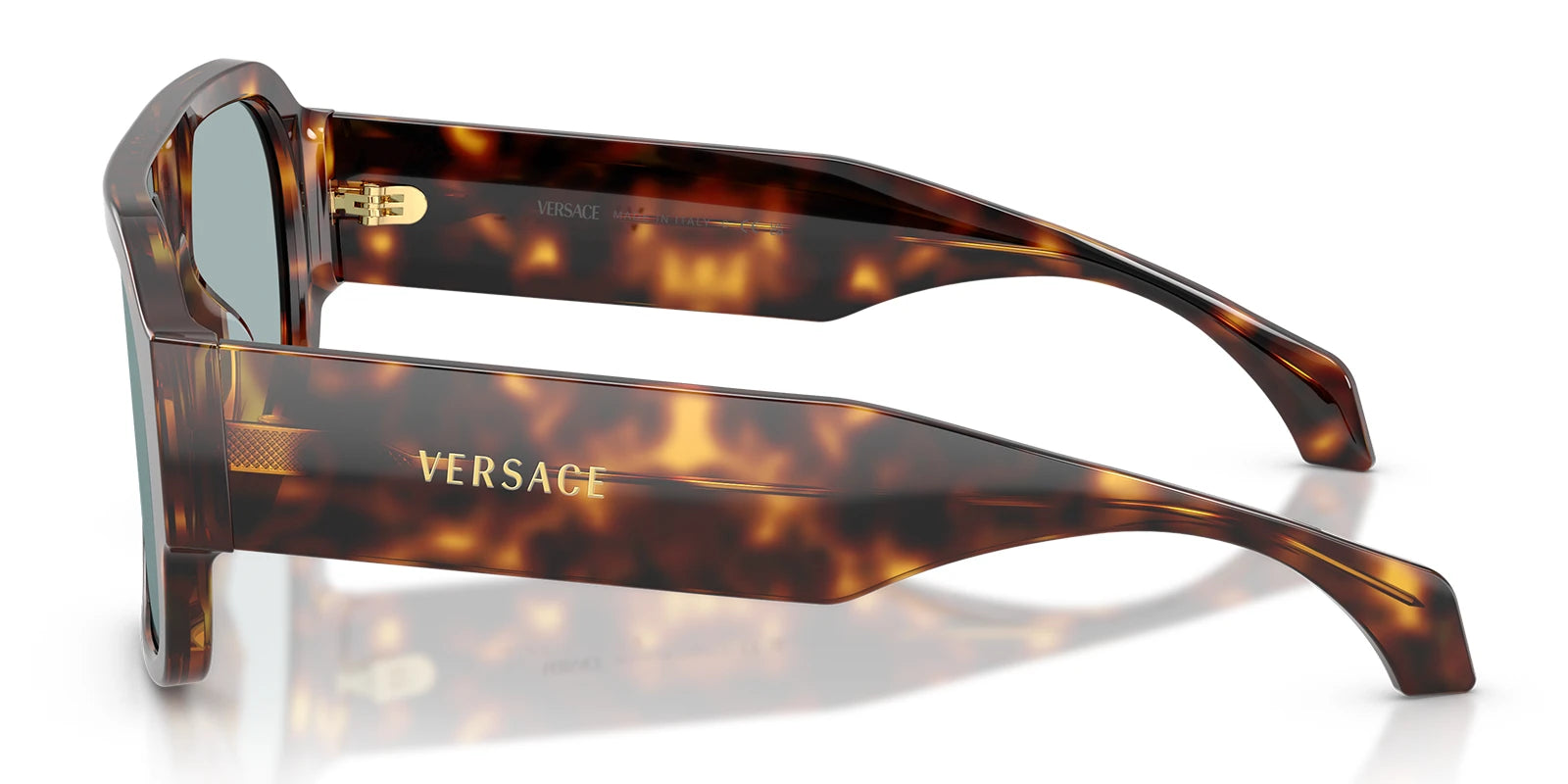 Versace VE4508-Tortoise With Blue Lenses