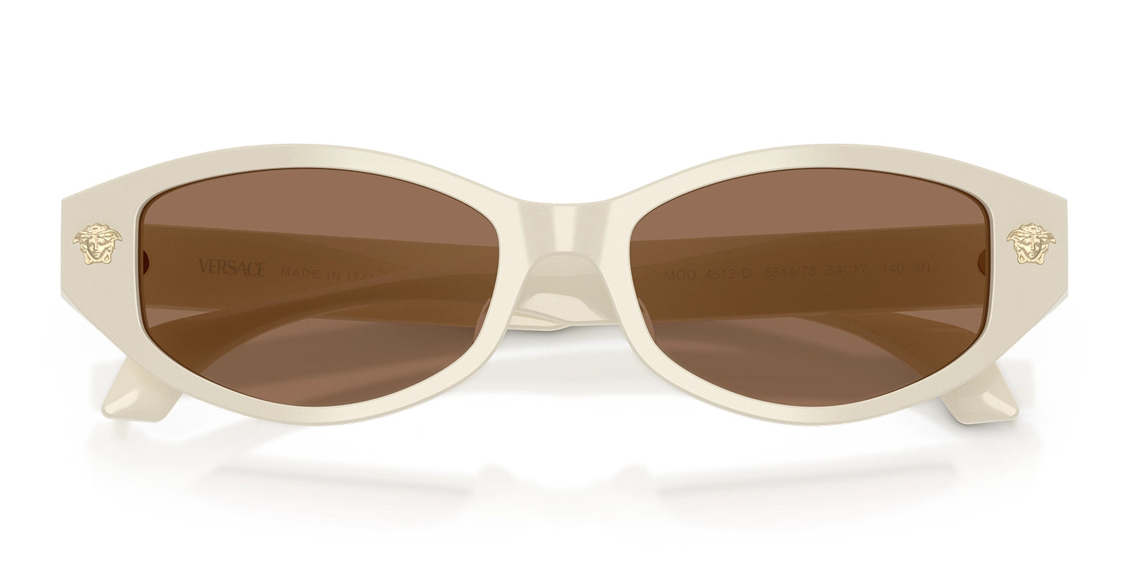 Versace VE4512-White With Brown Lenses