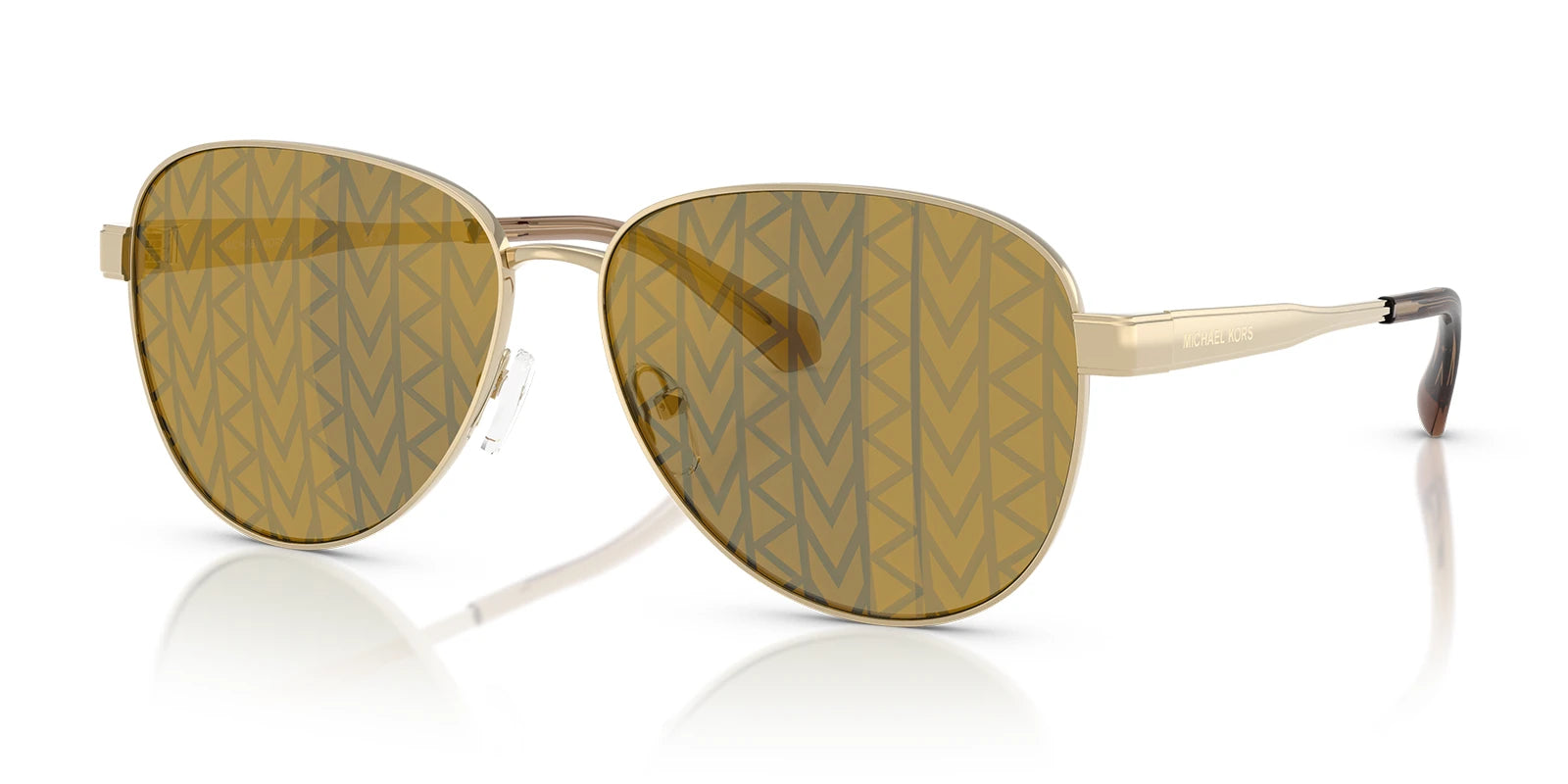 Michael Kors MK1160-Gold With Brown Lenses